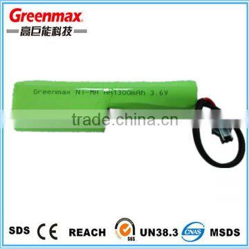 Shenzhen manufacture aa 1300mah rechargeable battery pack