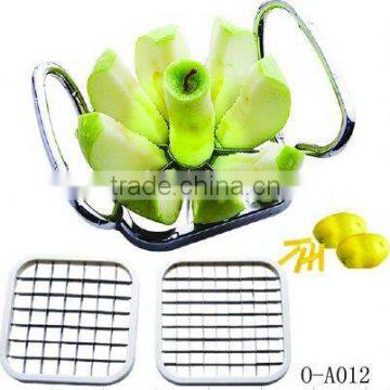 durable stainless steel multi-function apple slicer