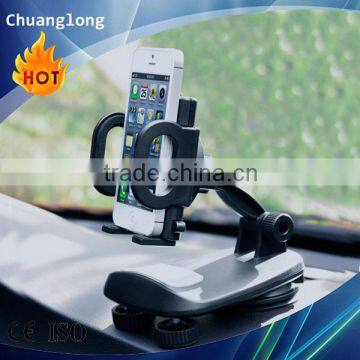 Anti-slip Full Rotation Stable height adjustable Dash Mount Phone Holder For 3.5-6 Inch Mobile phone