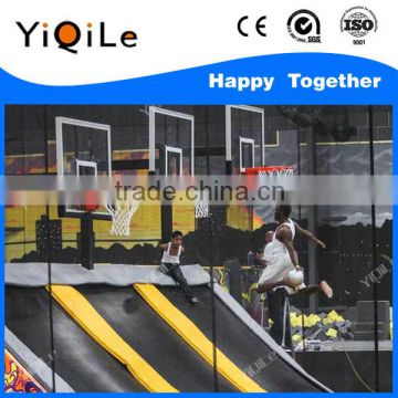 Basketball gym trampoline indoor trampoline park elastic for trampoline