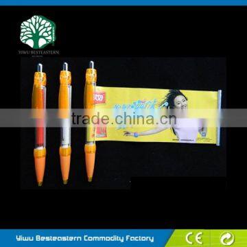 Pens For Promotion Logo, Roll Up Flag Pen, Retractable Flag Pen