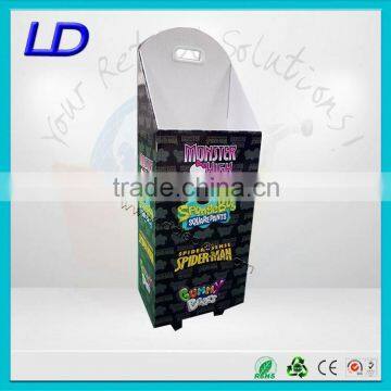 China factory artistic cardboard trolley display with 8 years Experience