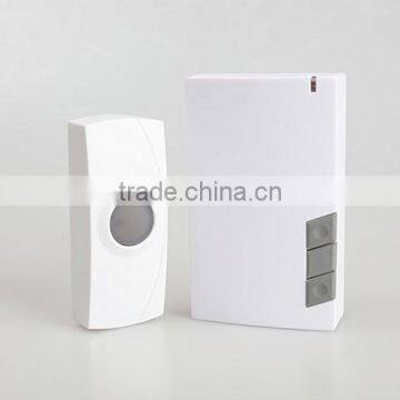 High Quality Waterproof IP44 Long Working Range Battery Operated Wireless Doorbell