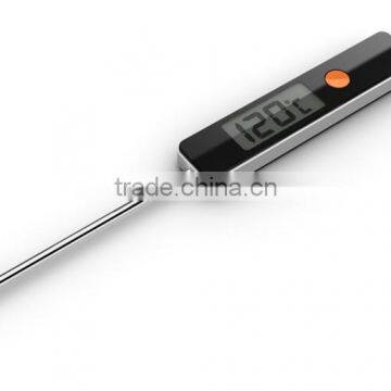 Oven meat thermometer timer