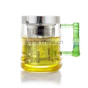 drinking tea glass mug