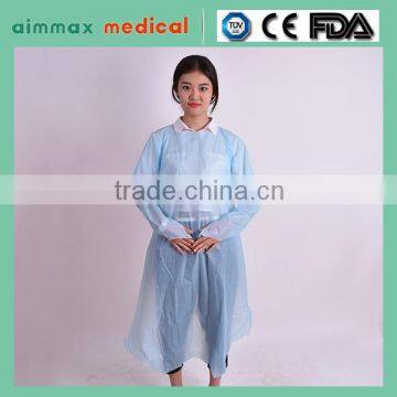 CPE gown with thumb up, best delivery