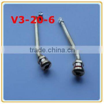 V3-20-6 China Supplier Tubeless Steel Wheel Rim V3-20-6 /Truck Tire Valve Stems