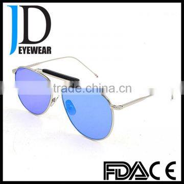 Germany Fashion Design Women Metal Sunglasses.