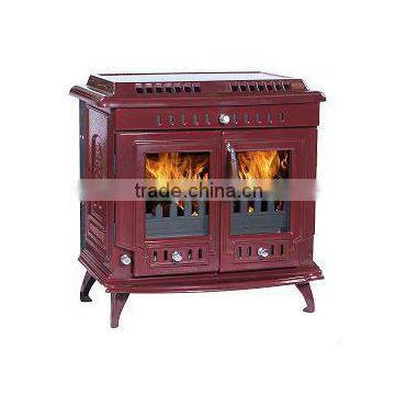 L&F wood stove, wood burning stove, cast iron fireplace