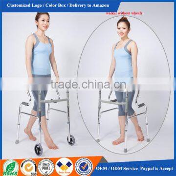 Aluminum Folding Old People Walker Walking Aids for Disabled Adult Walker photo-6
