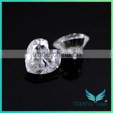 Moissanite wholesale Heart shape 6*6mm moissanite wedding sets