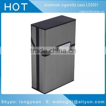 Light Aluminum Cigar Cigarette Case Tobacco Holder Pocket Box Storage Container photo-4