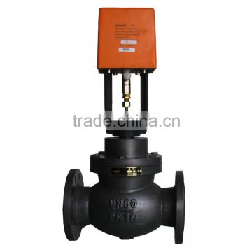 Shanghai POV 2016 hot sale carbon steel flanged motorised balance valve