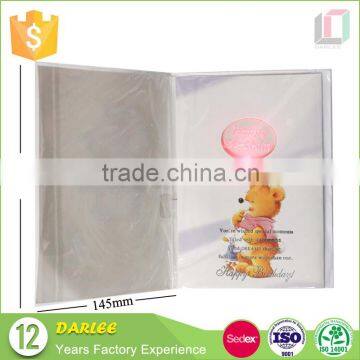 2016 China Oem Embossing Hot Stamping Foldable Luxury Art Paper Music Greeting Cards photo-2