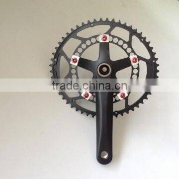 New design aluminum steel Crankset for road bike from Chinese factory