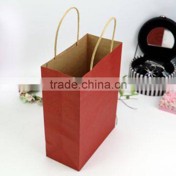 Printed Gift Paper Bag With Paper Handles Hand Bag Paper Kraft Pags