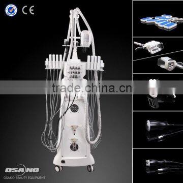 Multi function 5 in 1 cryolypolysis+Diode Laser+Vacuum RF Roller+Cavitation Liposuction+Sixpolar RF slimming beauty Machine