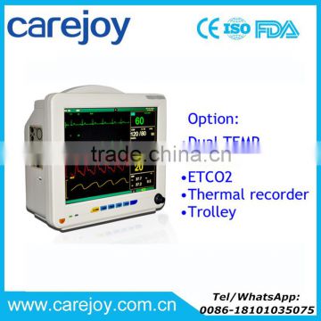 Optional Printer ETCO2 IBP 6 parameter 12 inch Patient Monitor RPM-9000A for adult, pediatrics and neonate patients