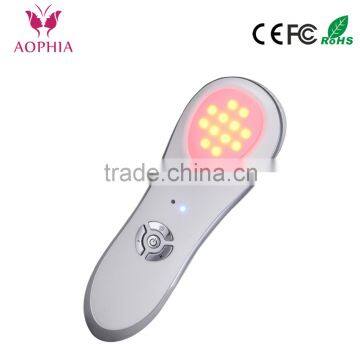 2016 Factory offer skin beauty, acne & scar treatment, Vibration +Photo LED therapy beauty device