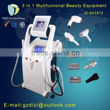 3 in 1 Elight IPL RF ND Yag Laser Tattoo Removal Hair Removal Machine