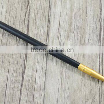 Free Sample Glisten Collar Natural Wood Handle Eyeliner Brush photo-2