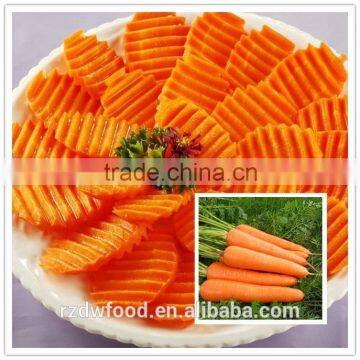 New Crop IQF Frozen Carrot Wave Pieces-T:5-10mm