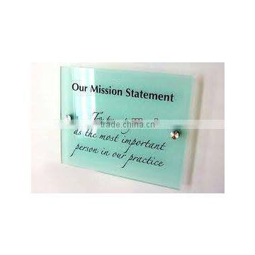 acrylic hanging board with printed sign