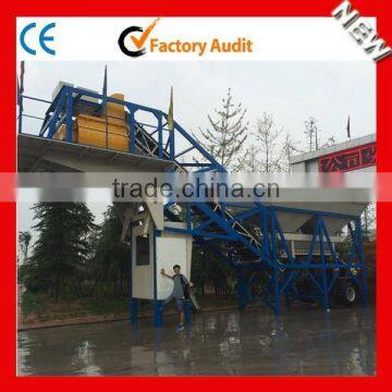 60 CBM/H portable concrete mix plant for the Philippines