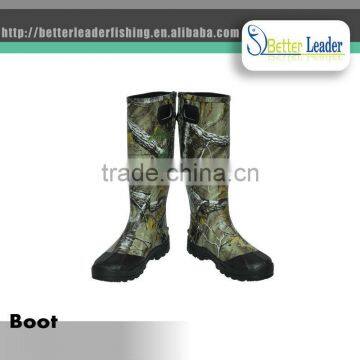 cheap wholesale camo rubber fishing boots high made in China