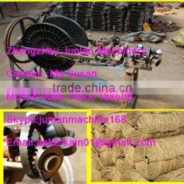 manual rice stalk straw rope making machine