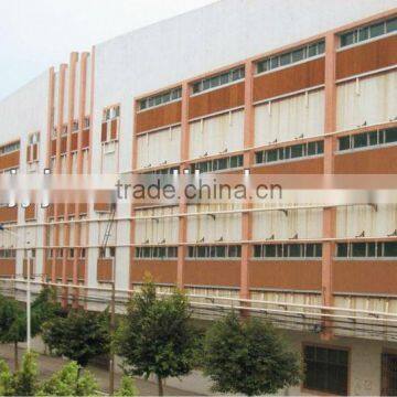 Evaporative cooling pad for industrial cooling