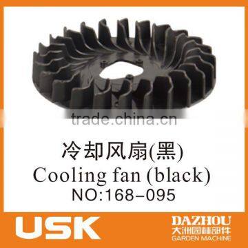 Cooling fan(black) for USK 2KW gasoline generator 168F/2900H(GX160) 5.5HP/6.5HP spare part