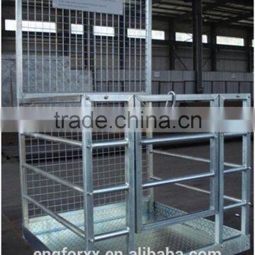 Platform Cage for forklift working in upper air working baskets