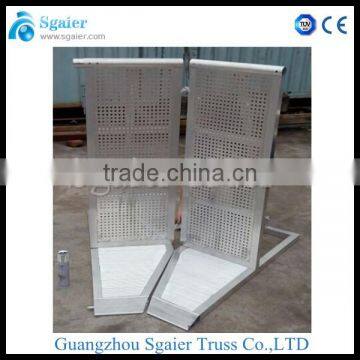 Hot Sale in North America used temporary fence/ aluminum crowd barrier/barrier stand