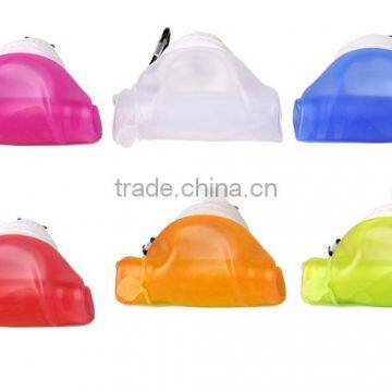 100% Bpa Free Reusable Drink Containers Collasipble Silicone Kids Water Bottles photo-4