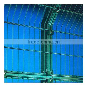 Chinese Powder Coated CE&ISO certificated Double Wire Mesh Fence(professional manufacturer)