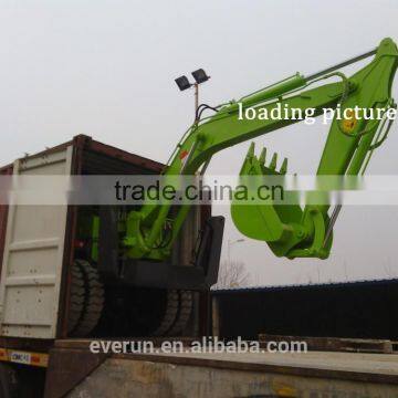 Cheap China Backhoe Excavator ERL25-10C Cummin B3.3 Engine Joystick Pilot Control photo-4