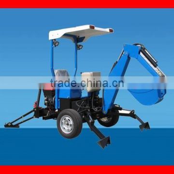 Drawable backhoe