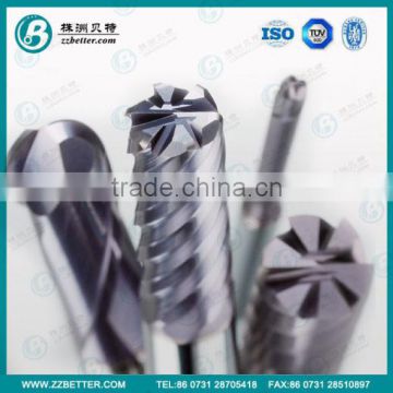 4EL tungsten carbide end mills