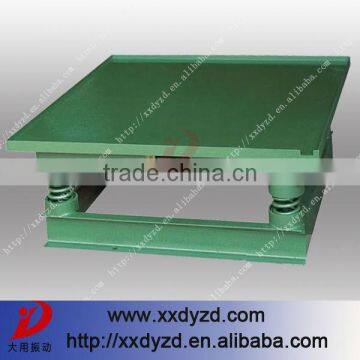 Vibrator force concrete paving brick vibration table price