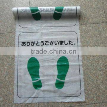 printed PE plastic disposable car floor mat