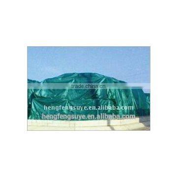 PVC/PE coated tarpaulin production