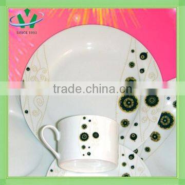 Black and White Hot Sale Porcelain Dinnerware for Hotel photo-2
