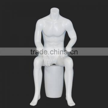 2016 Fashion Stand Male Headless Sitting Mannequin for Window Display photo-3