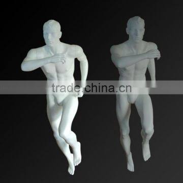 Realistic Body Muscle Male White Athletic Runner Mannequin For Sale photo-4