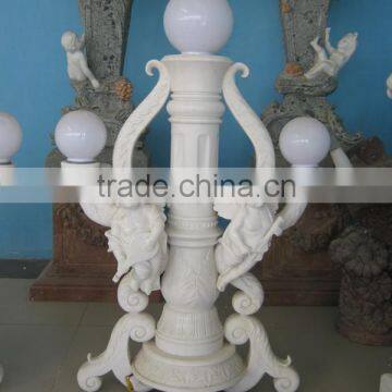 Angel Carved Statue Lamp for Sale photo-2