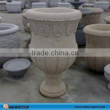 granite stone vase