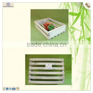 Big Size Unfinished Cuboid Solid Plate Pine Wooden Tray photo-3