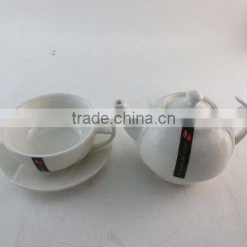 Best Quality Wholesale Ceramic Tea Pot With Cup and Saucer Set photo-2