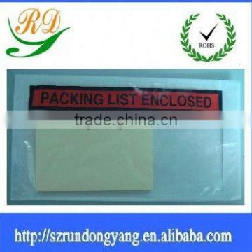 hot sale Packing list envelope/packing list packaging bags